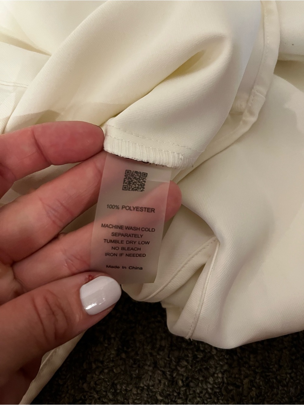 SSYS The Label White Blouse With Ruffles Size XL - Picture 7 of 7